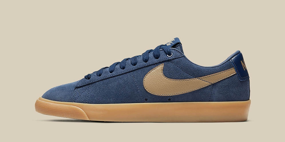 Nike SB Blazer Low GT Hadir dalam Varian Navy dan Gum